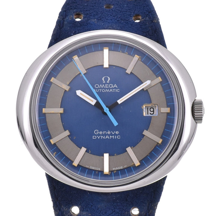 OMEGA Geneva Dynamic TOOL.107 Blue / Silver Dial Automatic Men's
 Watch M#142982