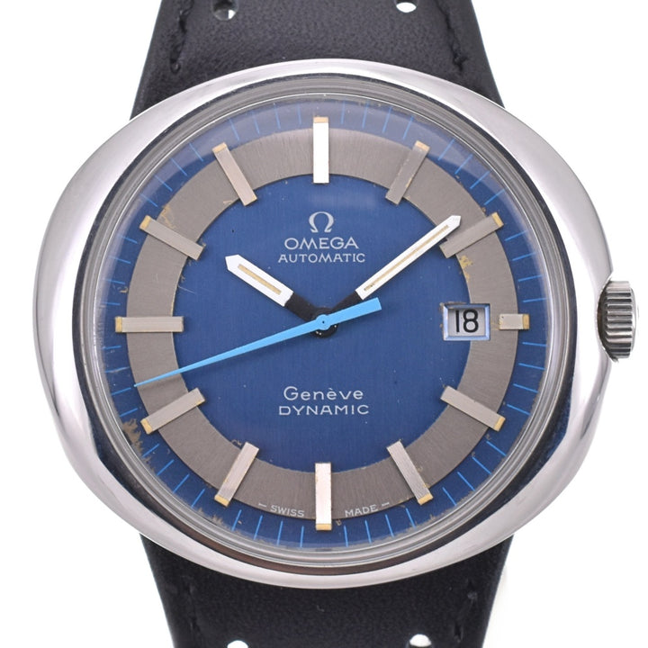 OMEGA Geneva Dynamic TOOL.107 Blue / Silver Dial Automatic Men's
 Watch N#142983