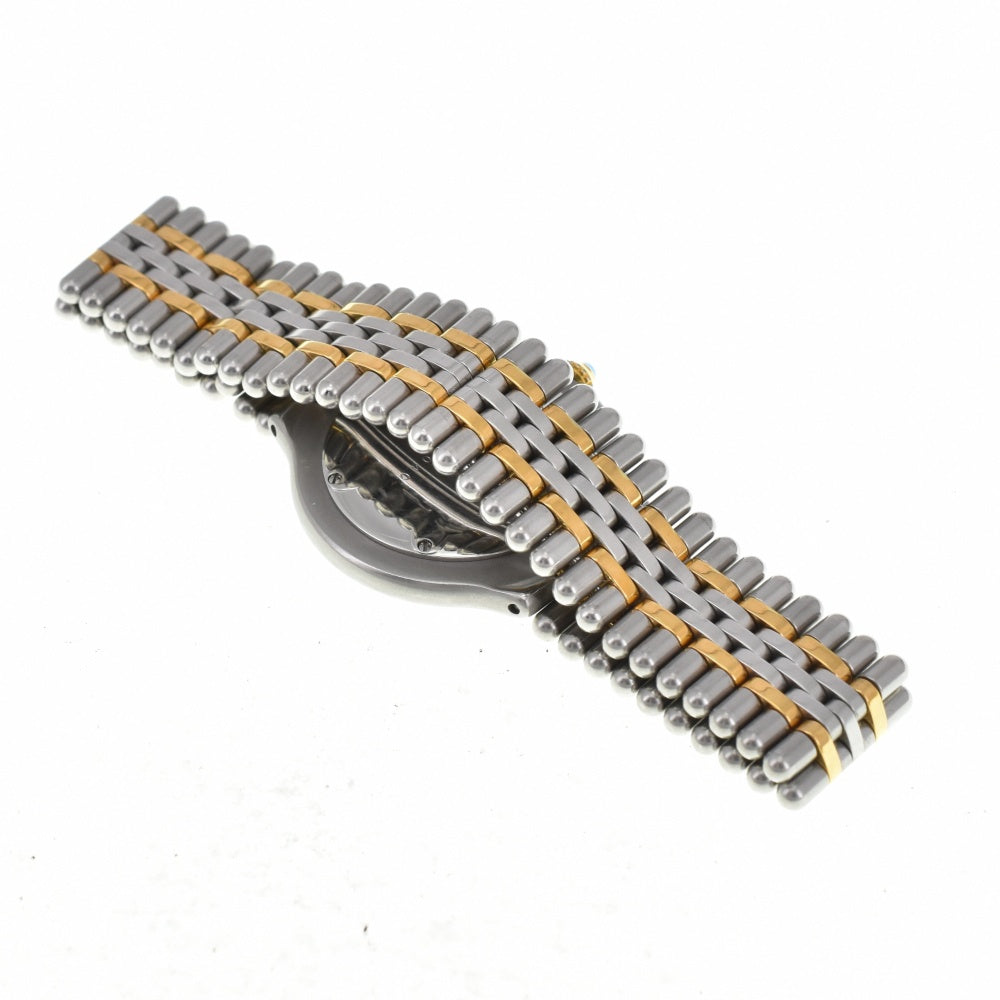 CARTIER Must21 Stainless Steel/Gold Plated Ivory Dial Quartz Men's
 Watch O#142984