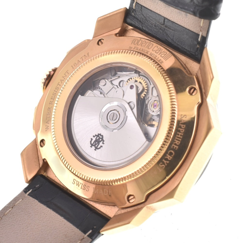 with paper Roberto Cavalli by Frank Muller RV1G039L0051 Chronograph day date black Dial Automatic Men's
 Watch L#142985