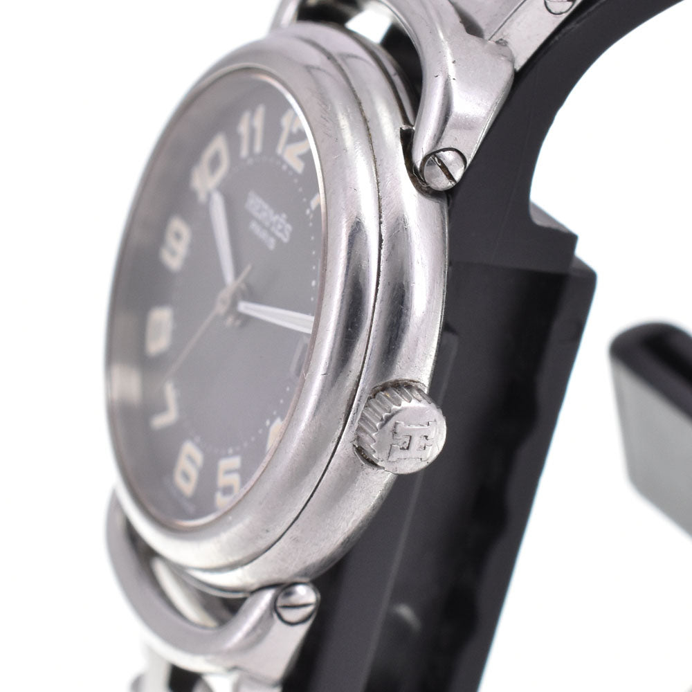 HERMES Pullman PU2.210 D-buckle date gray Dial Quartz Ladies
 Watch Q#142991