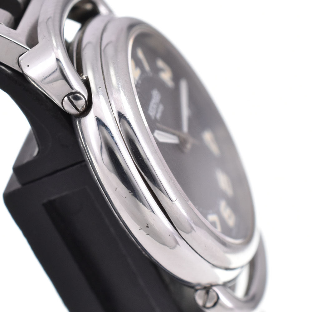 HERMES Pullman PU2.210 D-buckle date gray Dial Quartz Ladies
 Watch Q#142991