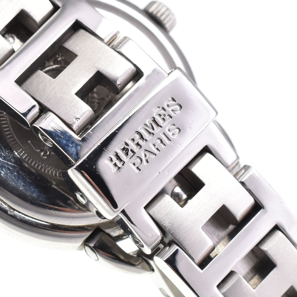 HERMES Pullman PU2.210 D-buckle date gray Dial Quartz Ladies
 Watch Q#142991