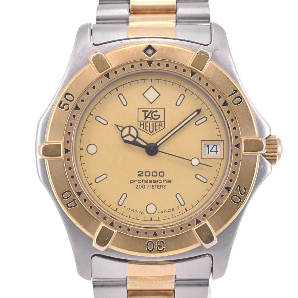 TAG HEUER Professional 2000 964.006 1.5 "date gold Dial Quartz Men's
 Watch M#142995