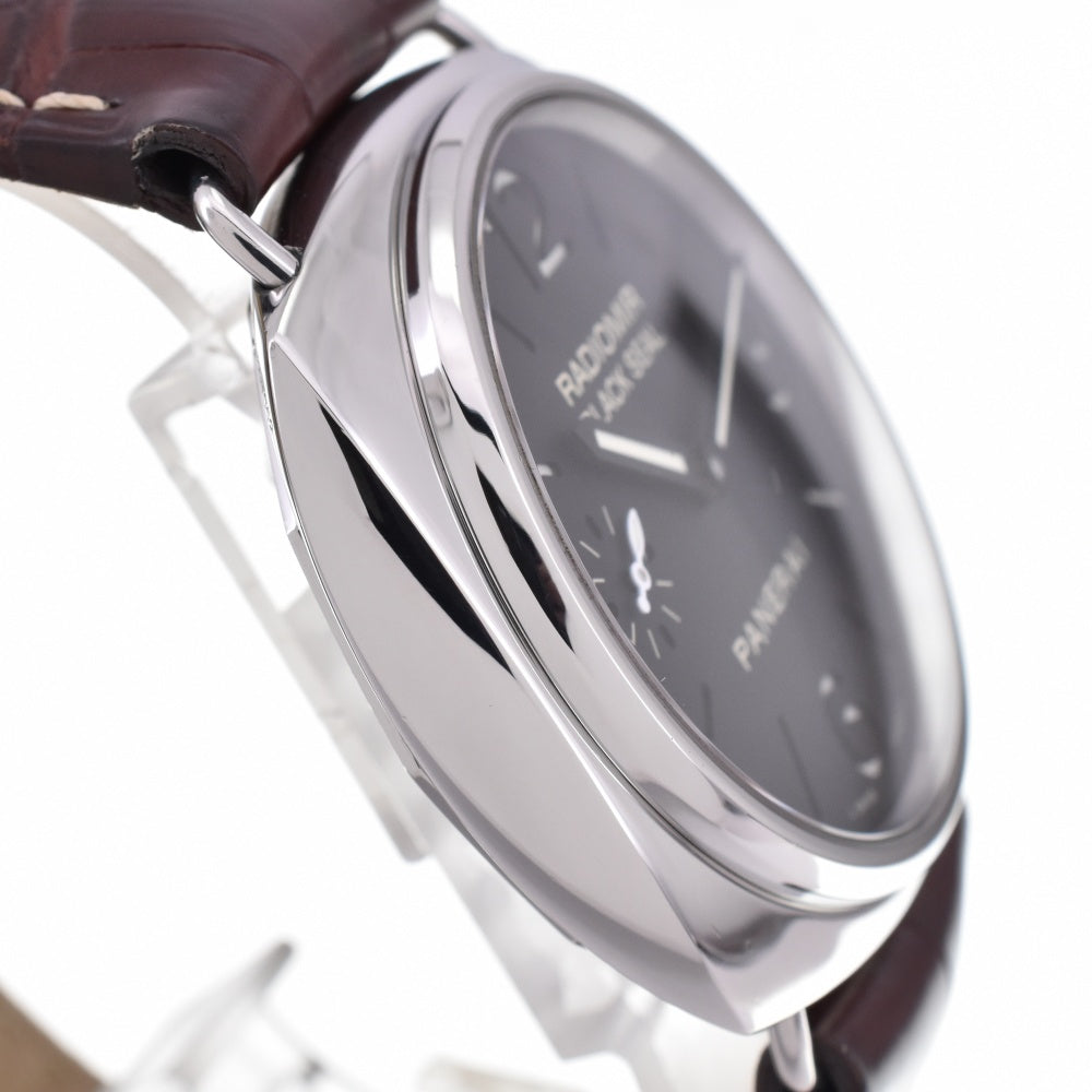 with paper PANERAI Radio meal black seal PAM00183 black Dial Hand Winding Men's
 Watch N#142996