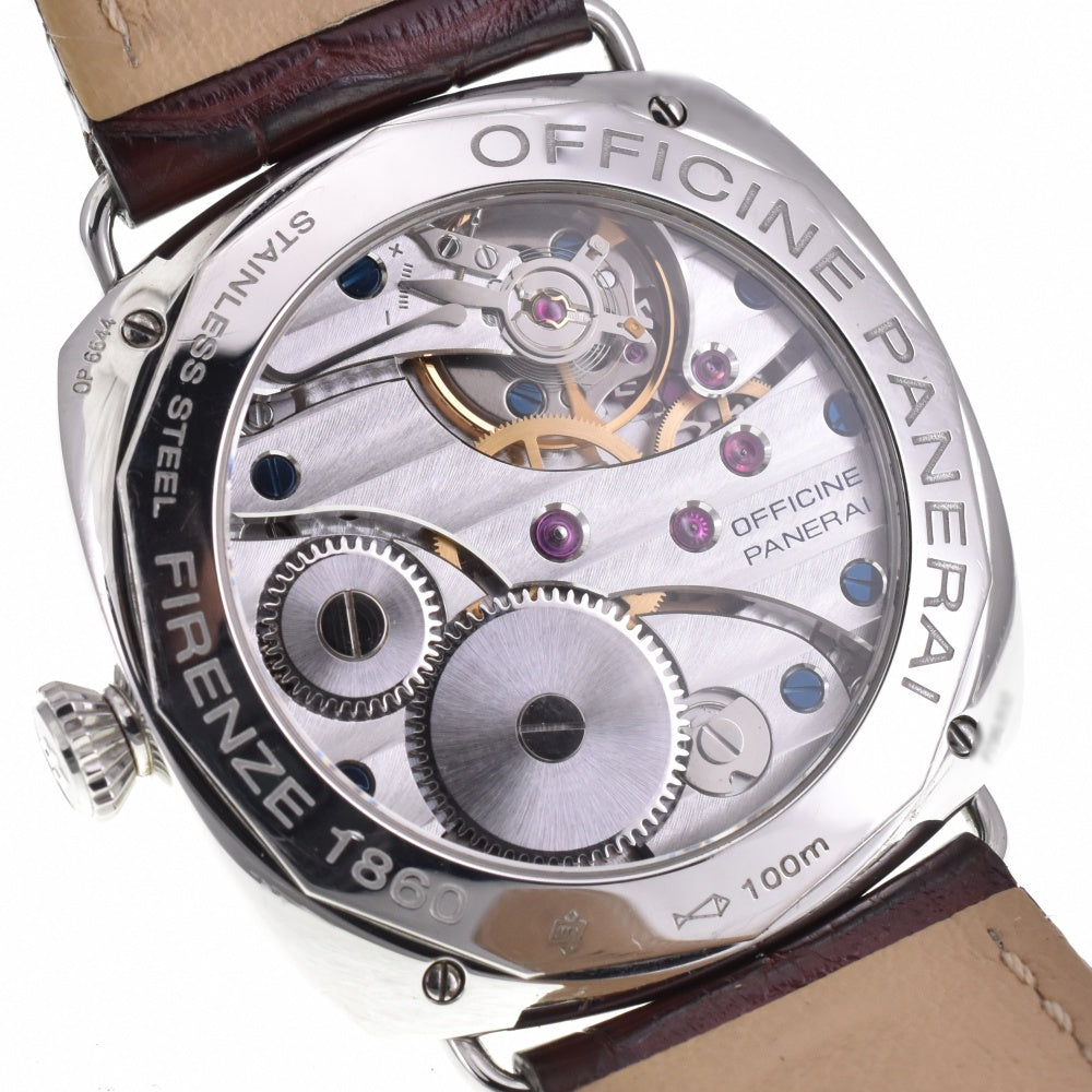 with paper PANERAI Radio meal black seal PAM00183 black Dial Hand Winding Men's
 Watch N#142996