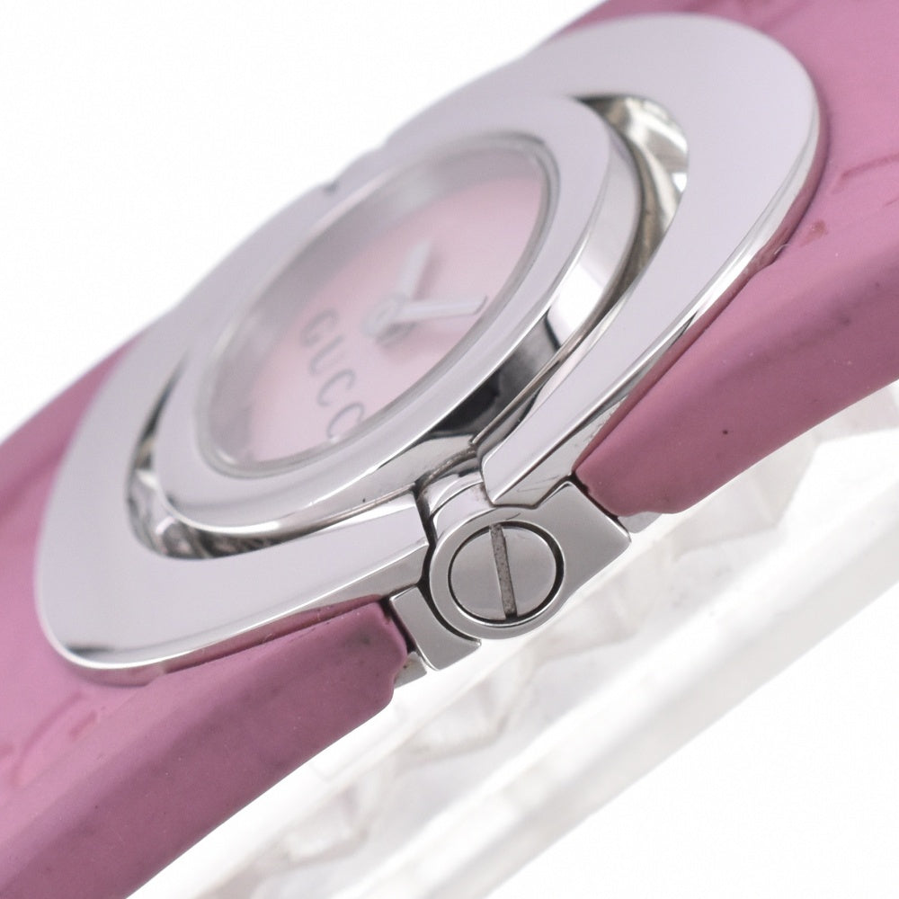 with paper GUCCI Twirl YA112521/112 Bangle watch Purple shell Dial Quartz Ladies
 Watch M#143003
