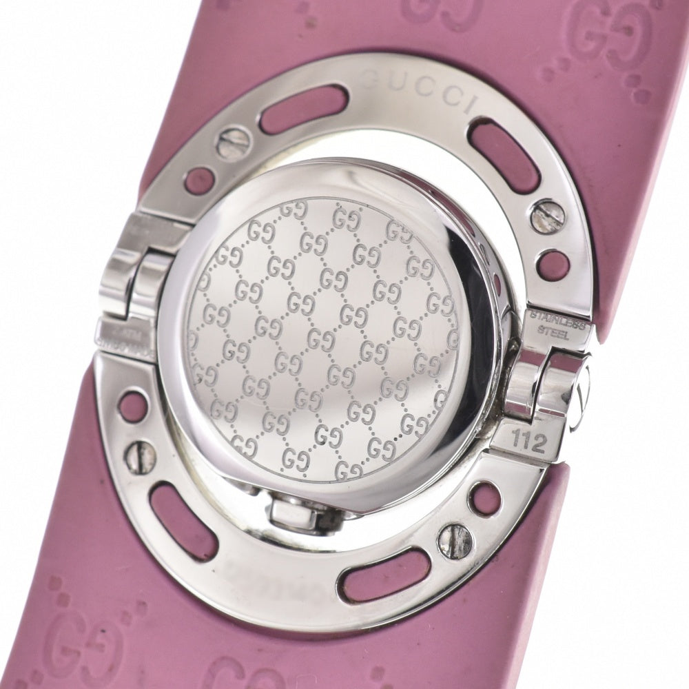 with paper GUCCI Twirl YA112521/112 Bangle watch Purple shell Dial Quartz Ladies
 Watch M#143003