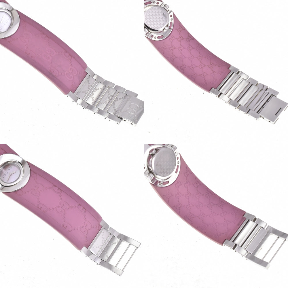 with paper GUCCI Twirl YA112521/112 Bangle watch Purple shell Dial Quartz Ladies
 Watch M#143003