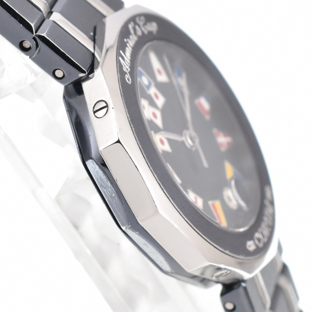 with paper CORUM Admiral's Cup Gun Metal Blue 39.610.30V050 Date Gun Metal Blue Dial Quartz Ladies
 Watch N#143004