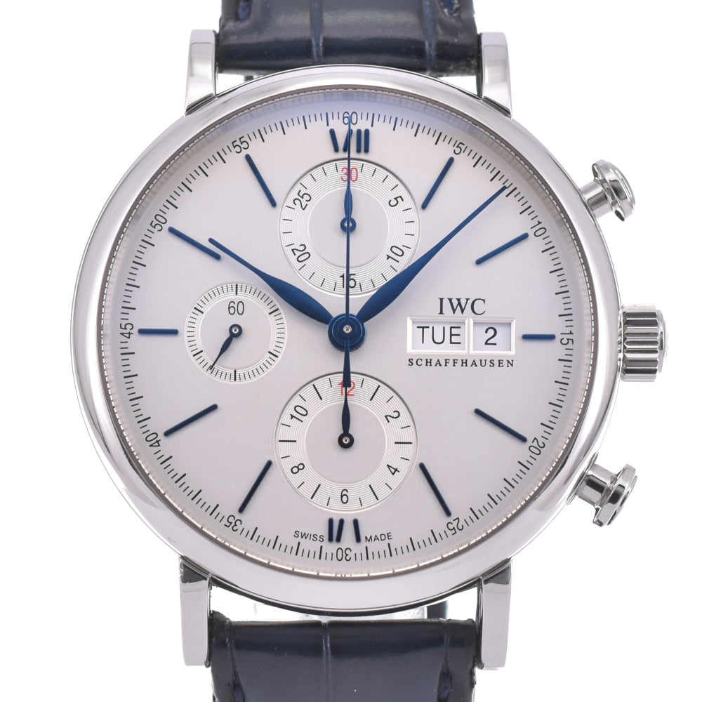 IWC SCHAFFHAUSEN Portofino IW391037 Chronograph day date Silver Dial Automatic Men's
 Watch M#143066