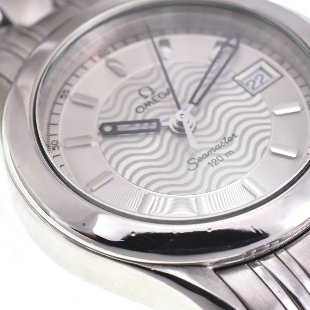 OMEGA Seamaster 120M 2581.31 Date Silver Dial Quartz Ladies
 Watch N#143009