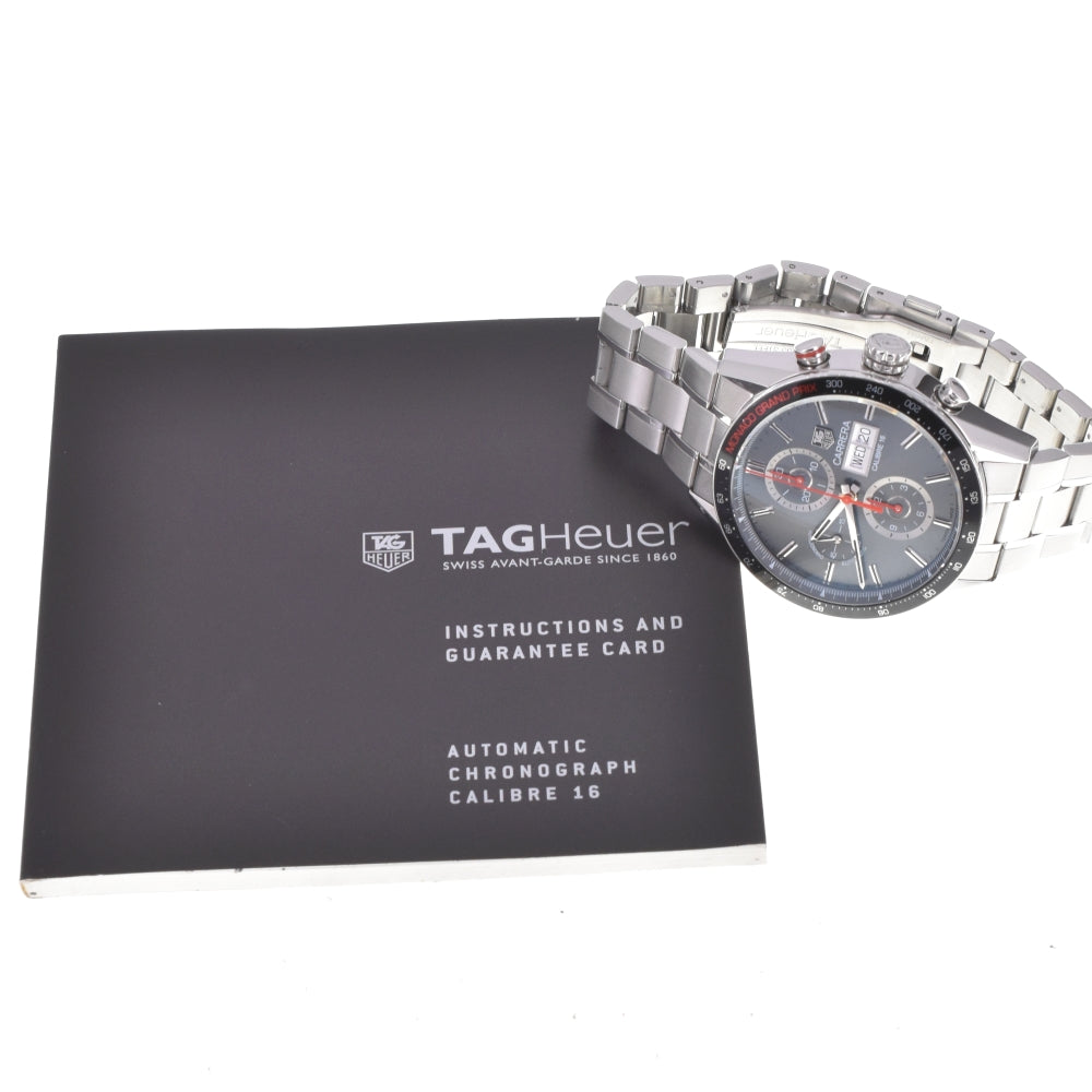 TAG HEUER Carrera Tachymeter Monaco Grand Prix World Limited 4000 CV2A1M Chronograph day date gray Dial Automatic Men's
 Watch M#143017