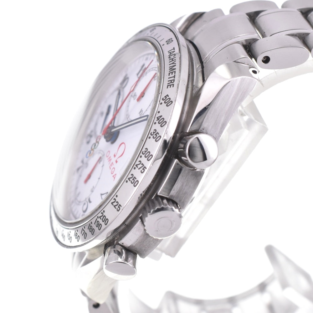 OMEGA Speedmaster Olympic Collection 3513.2 Chronograph Date white Dial Automatic Men's
 Watch M#143021