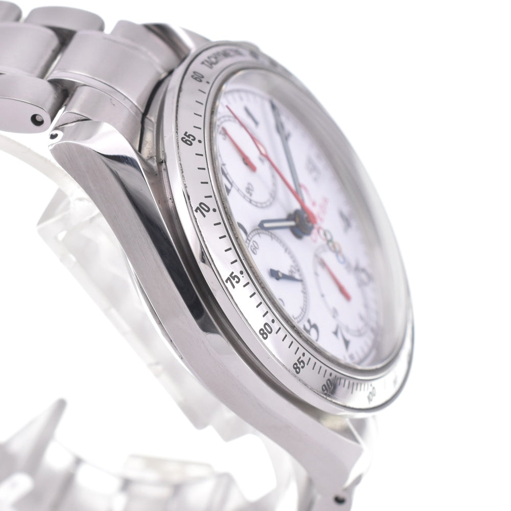 OMEGA Speedmaster Olympic Collection 3513.2 Chronograph Date white Dial Automatic Men's
 Watch M#143021