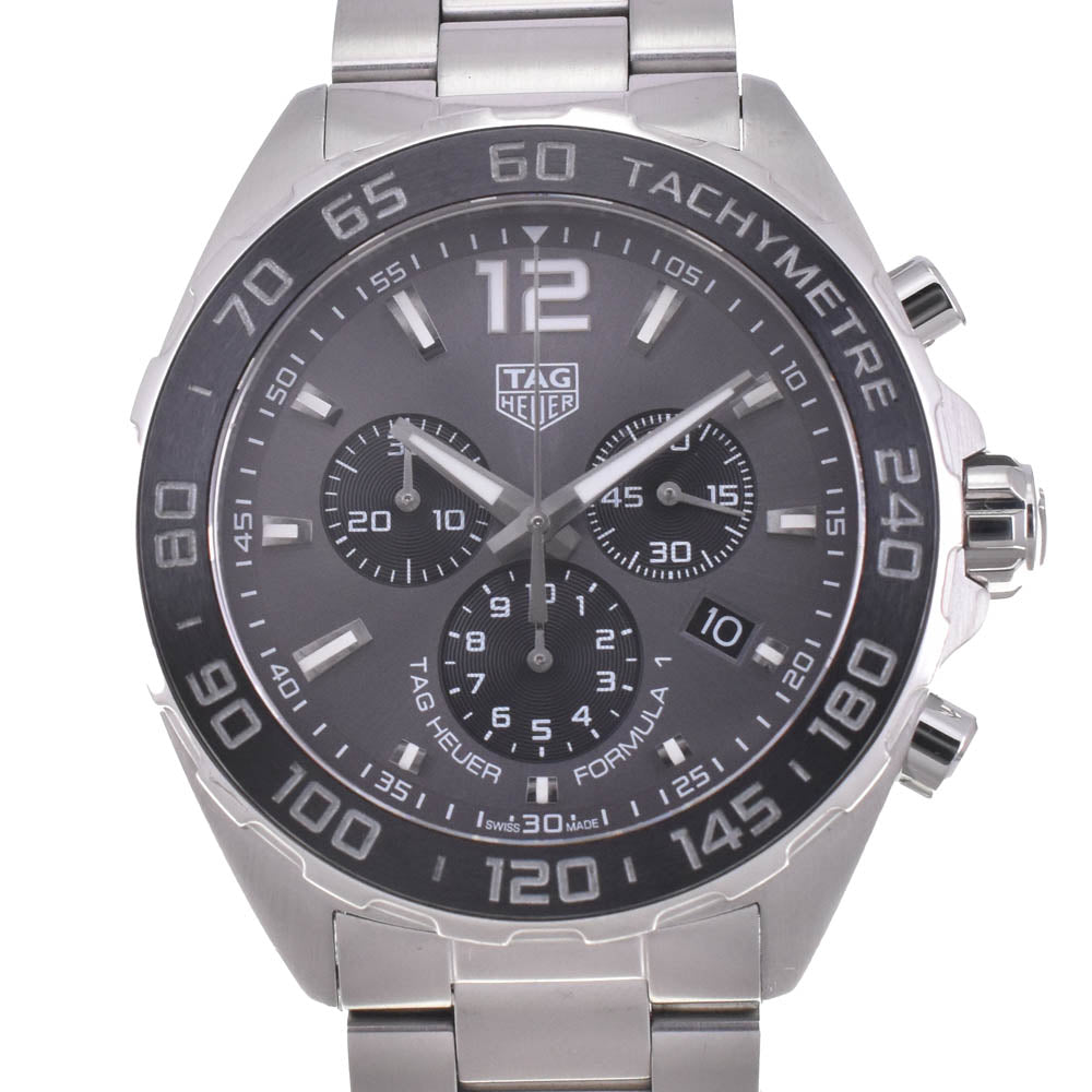 with paper TAG HEUER Formula 1 CAZ1011.BA0842 Chronograph Date Gray / black Dial Quartz Men's
 Watch L#143023