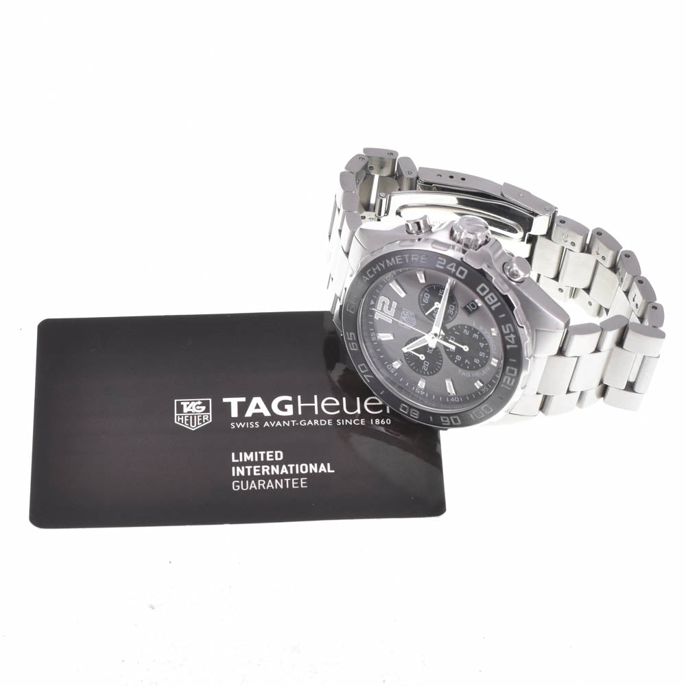 with paper TAG HEUER Formula 1 CAZ1011.BA0842 Chronograph Date Gray / black Dial Quartz Men's
 Watch L#143023