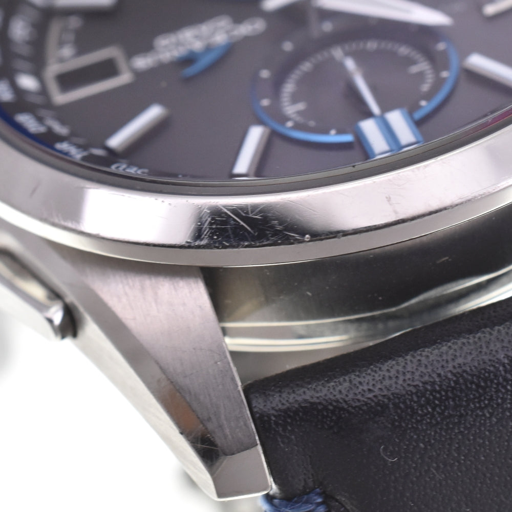 with paper CASIO Oceanus Classic Line OCW-T2600L-1AJF Navy Dial Radio Sync Solar Men's
 Watch M#143025