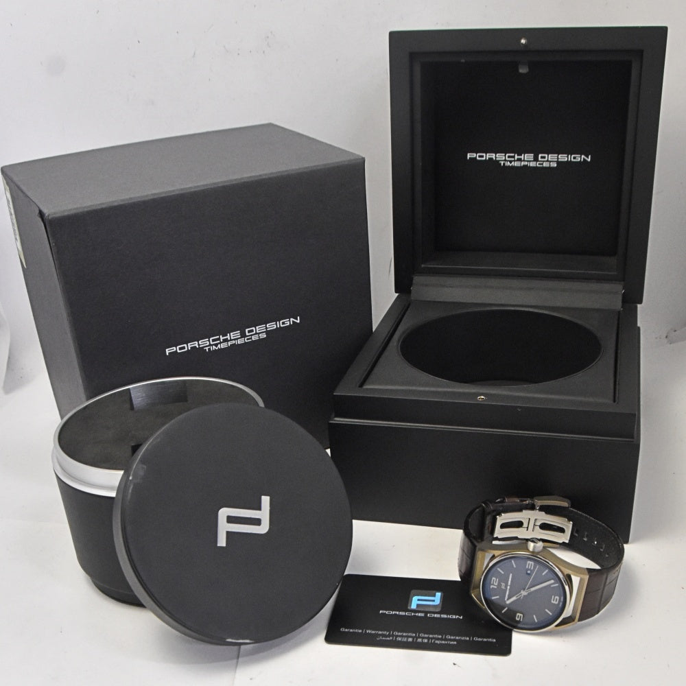 with paper Porsche Design 1919 Datetimer Eternity 6020.3.03.004.07.2 gray Dial Automatic Men's
 Watch M#143026