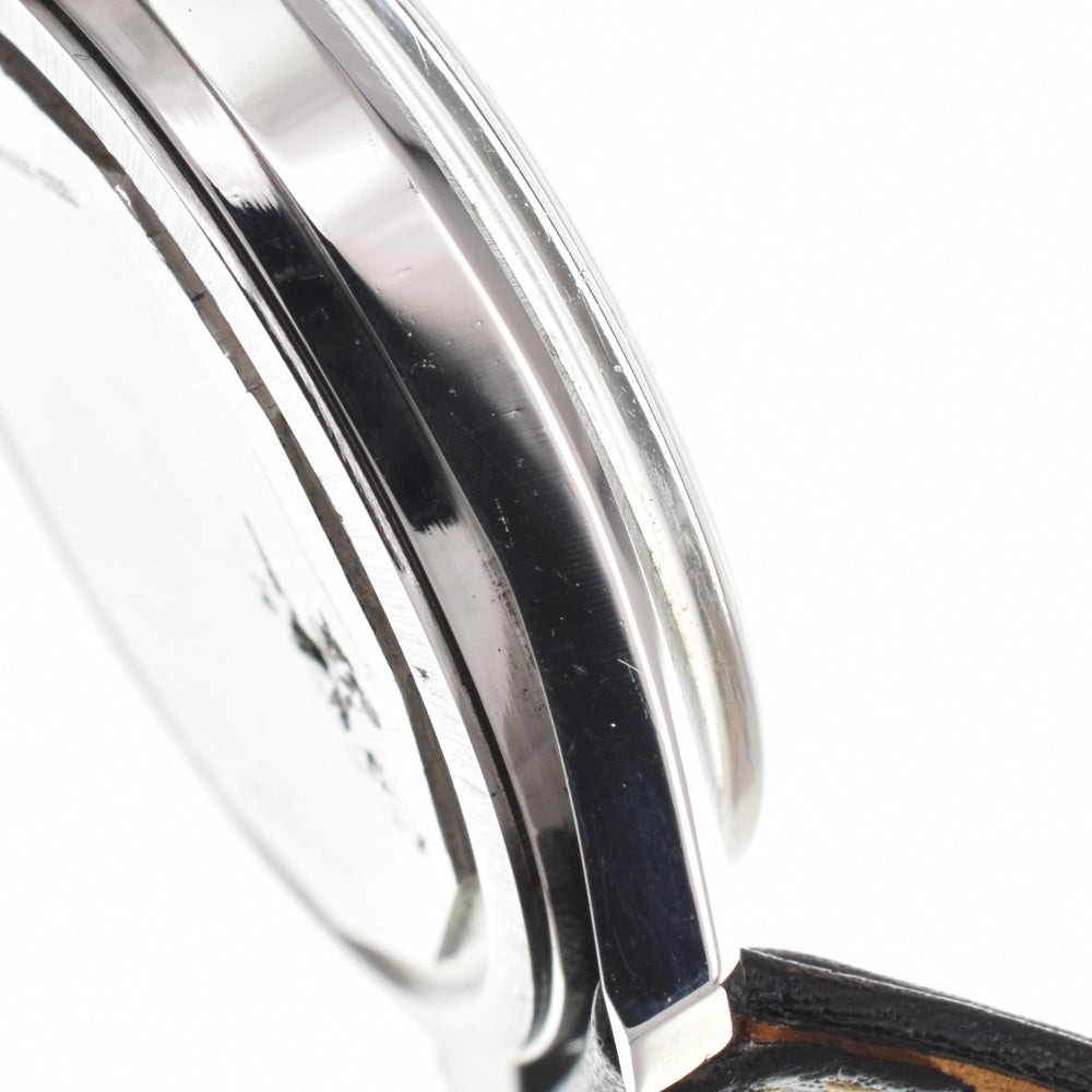 LONGINES Admiral HF vintage Stainless Steel leather Silver Dial Hand Winding Men's
 Watch L#143030