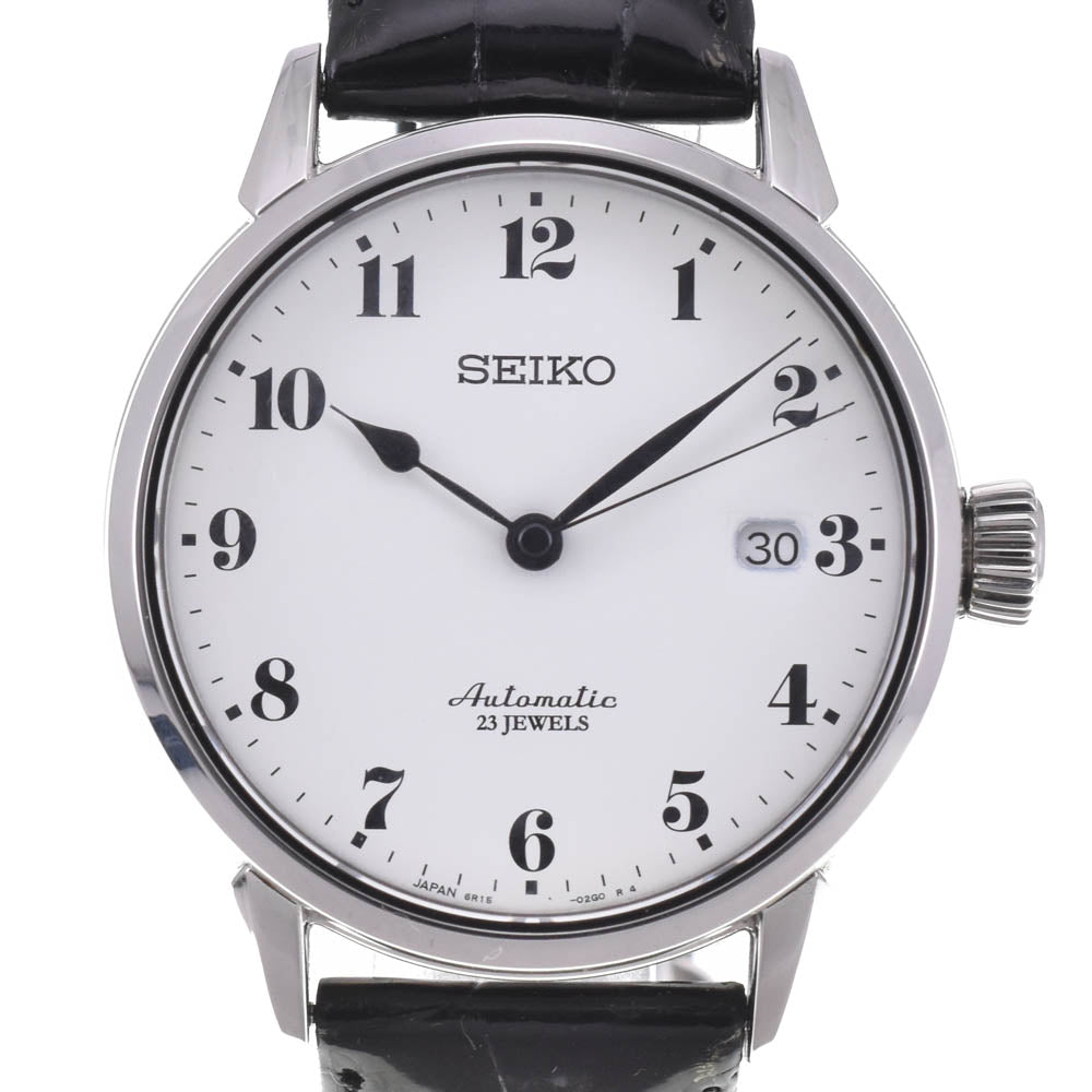 SEIKO Presage SARX027/6R15-02Z0 see-through back enamel dial white Dial Automatic Men's
 Watch L#143031