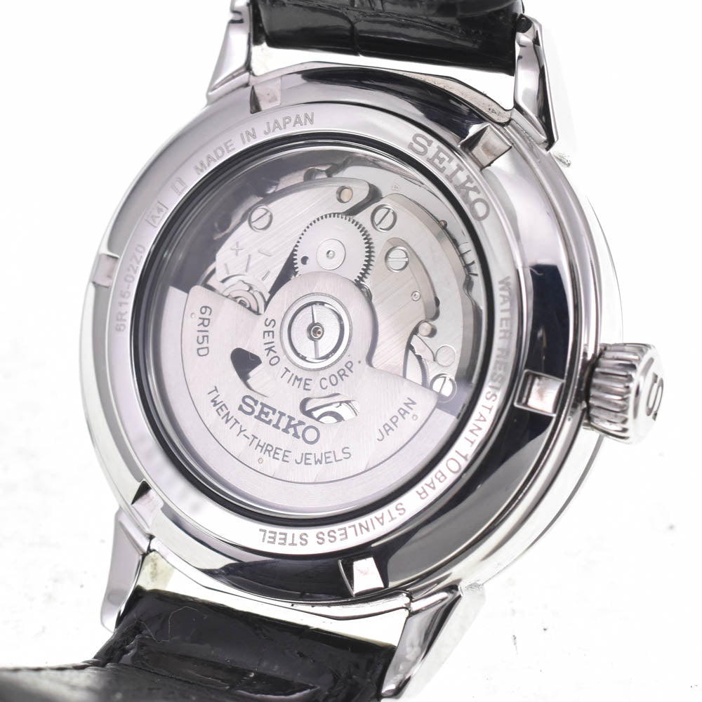 SEIKO Presage SARX027/6R15-02Z0 see-through back enamel dial white Dial Automatic Men's
 Watch L#143031