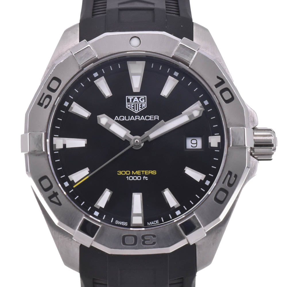 with paper TAG HEUER Aqua racer WBD1110.FT8021 300m black Dial Quartz Men's
 Watch L#143032