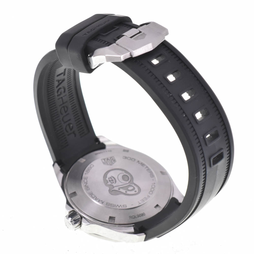 with paper TAG HEUER Aqua racer WBD1110.FT8021 300m black Dial Quartz Men's
 Watch L#143032