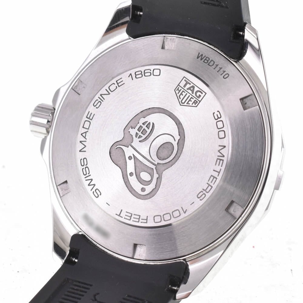 with paper TAG HEUER Aqua racer WBD1110.FT8021 300m black Dial Quartz Men's
 Watch L#143032