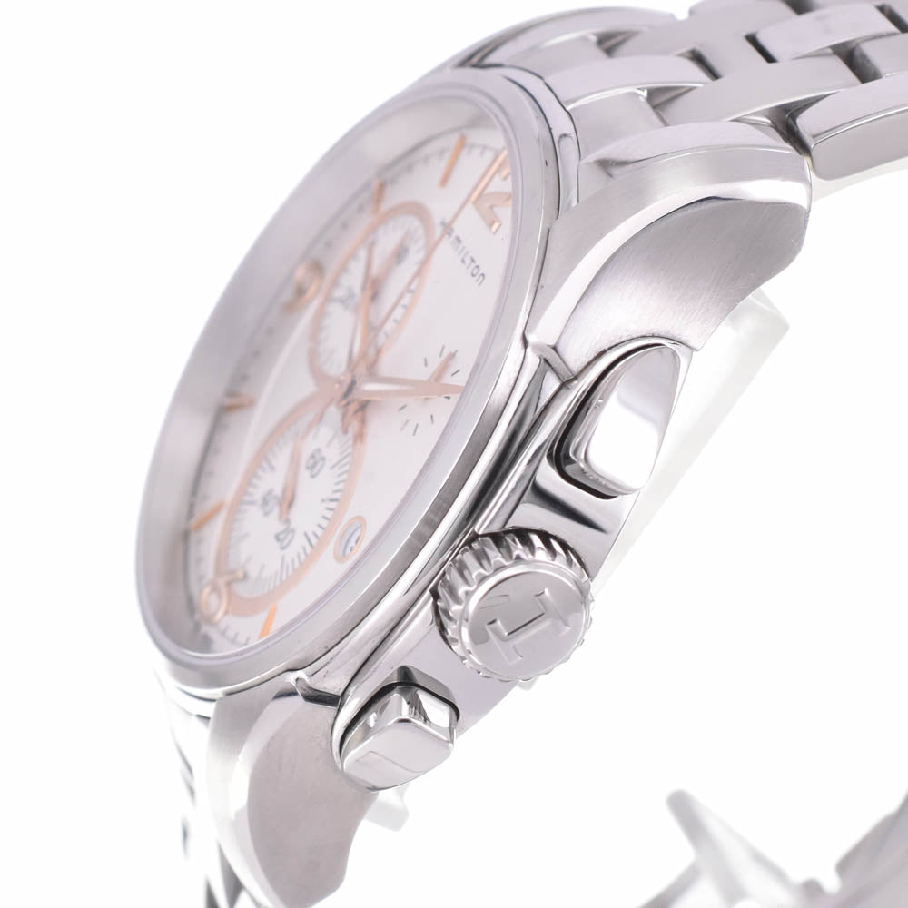 with paper HAMILTON Jazz master H326120 Chronograph Silver Dial Quartz Men's
 Watch L#143034