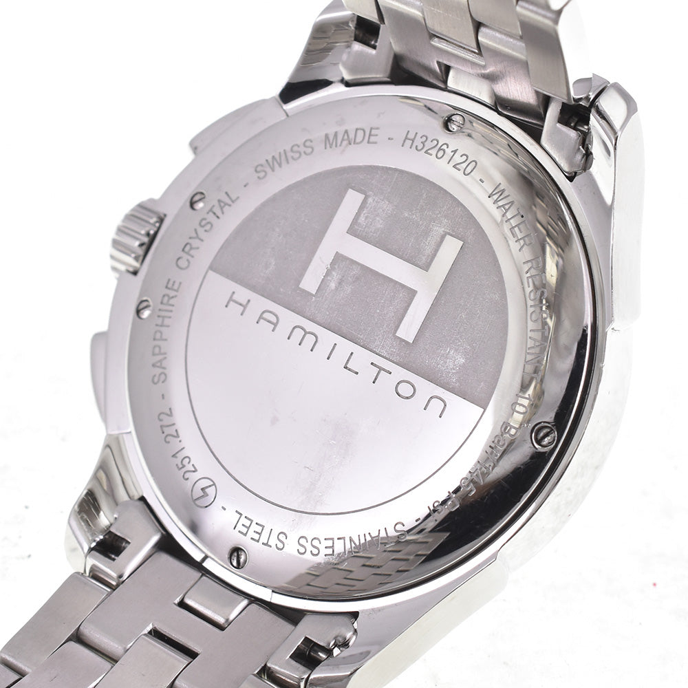with paper HAMILTON Jazz master H326120 Chronograph Silver Dial Quartz Men's
 Watch L#143034