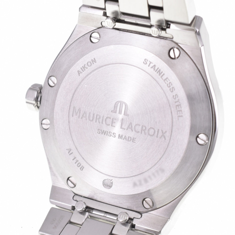 MAURICE LACROIX icon date AI1108-SS002-330-1 black Dial Quartz Men's
 Watch L#143036