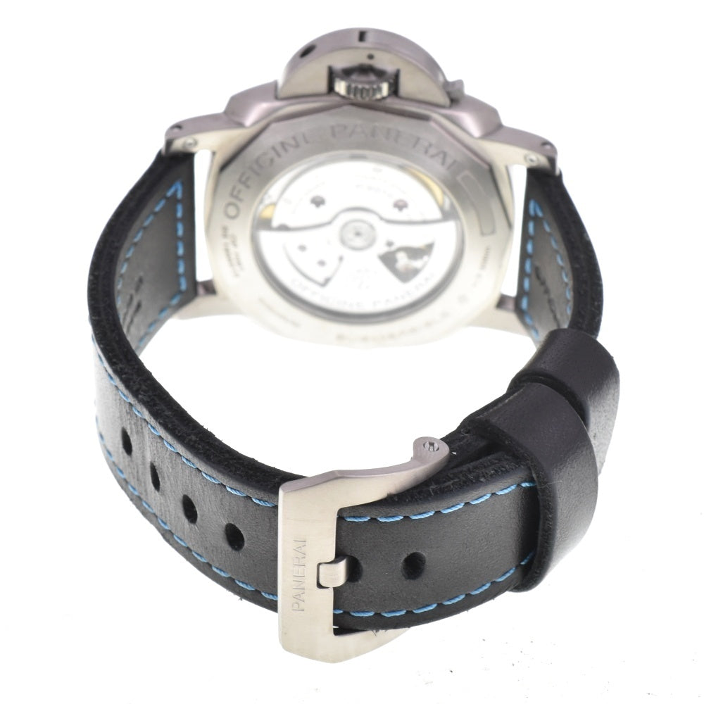with paper PANERAI Luminor 1950 Submersible 3 Days Titanio PAM01305 black Dial Automatic Men's
 Watch N#143046
