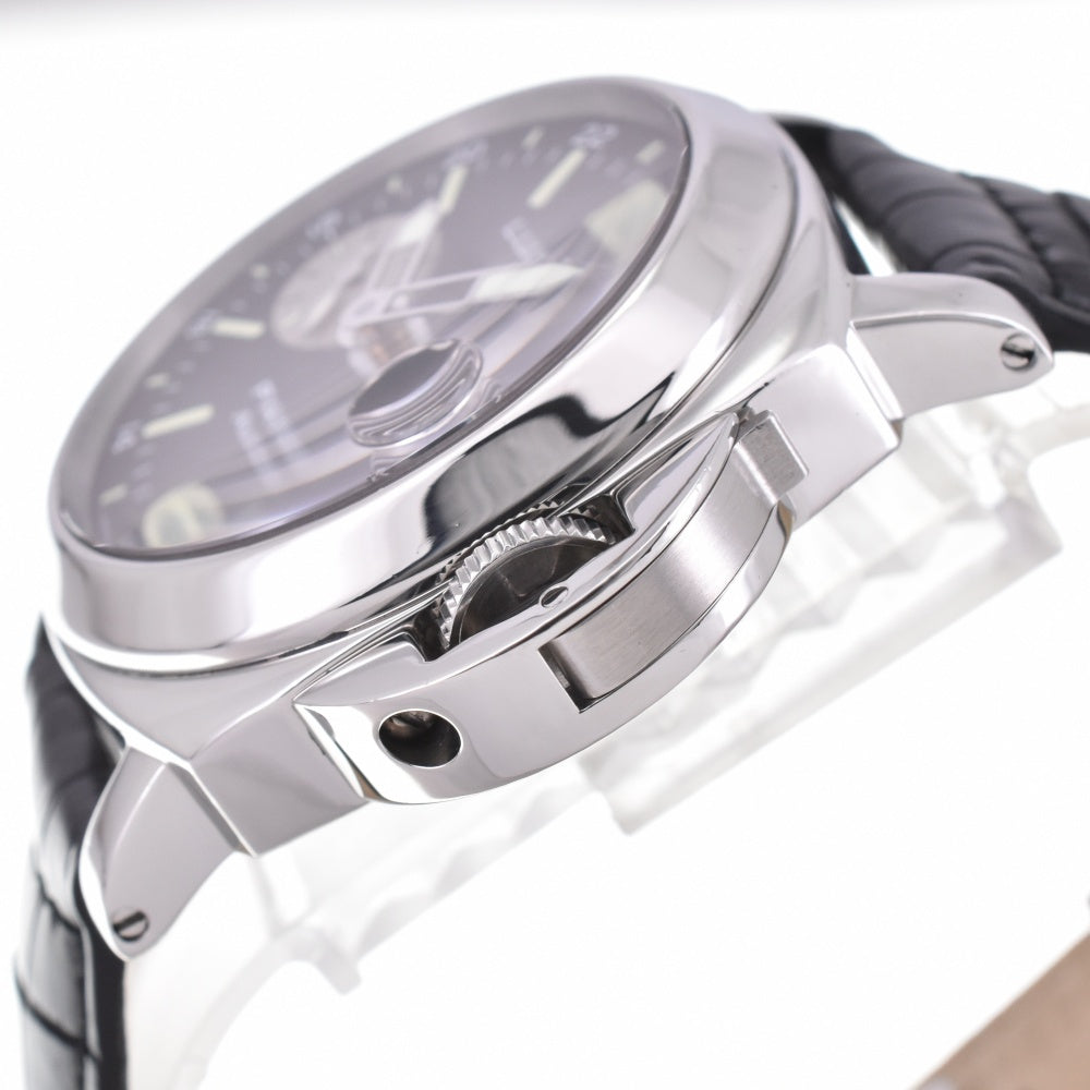 PANERAI Luminor GMT Acciaio PAM00088 Small second date black Dial Automatic Men's
 Watch N#143047