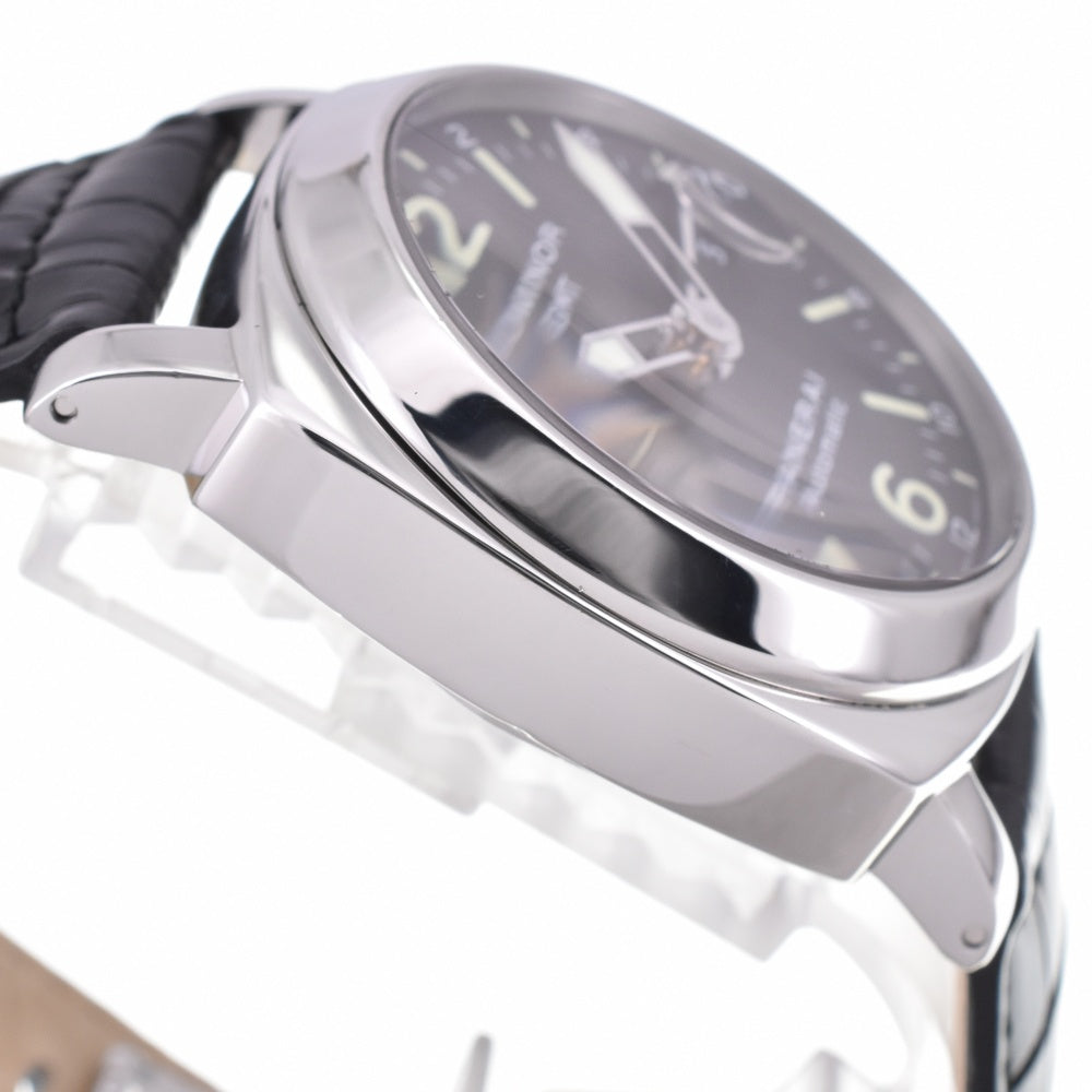 PANERAI Luminor GMT Acciaio PAM00088 Small second date black Dial Automatic Men's
 Watch N#143047