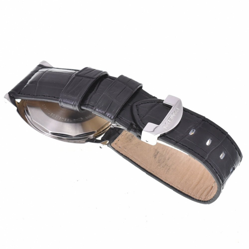 PANERAI Luminor GMT Acciaio PAM00088 Small second date black Dial Automatic Men's
 Watch N#143047