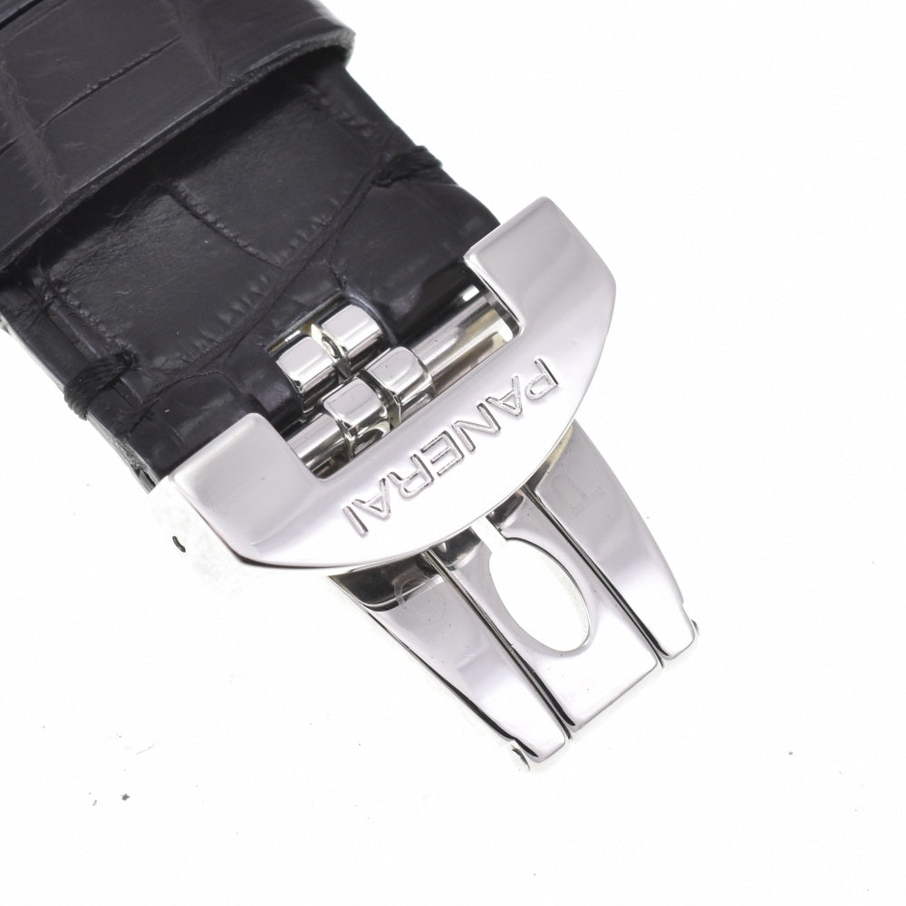 PANERAI Luminor GMT Acciaio PAM00088 Small second date black Dial Automatic Men's
 Watch N#143047