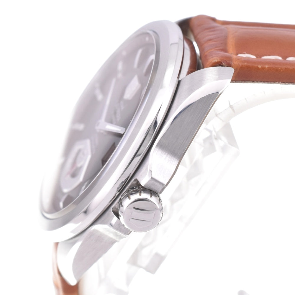 with paper TAG HEUER Grand Carrera Caliber 6 WAV511C.FC6230 Small second date Brown Dial Automatic Men's
 Watch L#143048