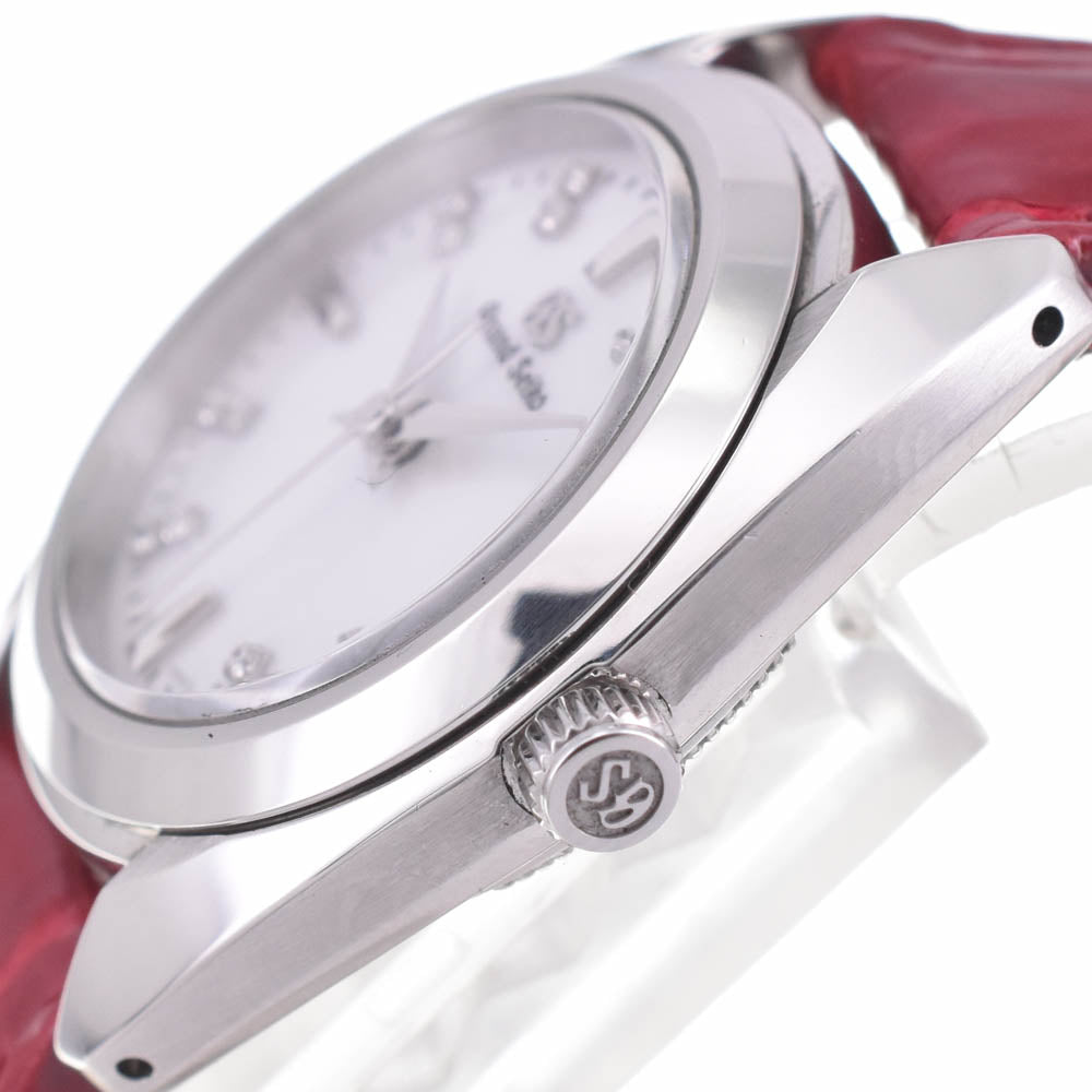 with paper SEIKO GS Elegance Collection 4J52-0AC0/STGF287 16P diamond White shell Dial Quartz Ladies
 Watch L#143050