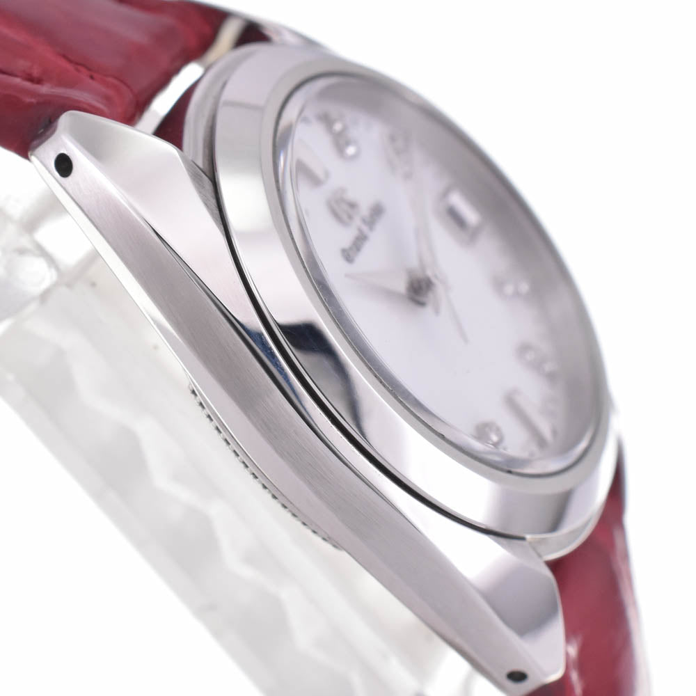 with paper SEIKO GS Elegance Collection 4J52-0AC0/STGF287 16P diamond White shell Dial Quartz Ladies
 Watch L#143050