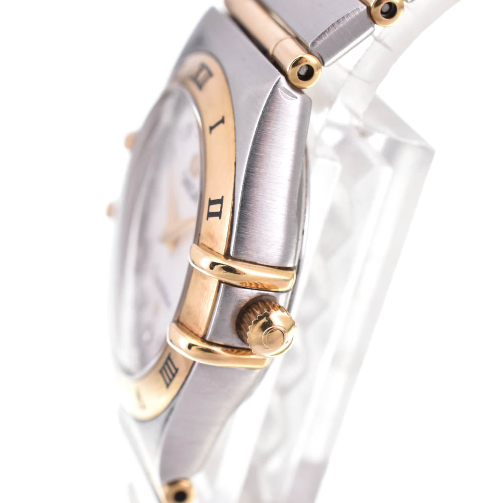 with paper OMEGA Constellation 1272.75 12P Diamond Full Bar White shell Dial Quartz Ladies
 Watch M#143051