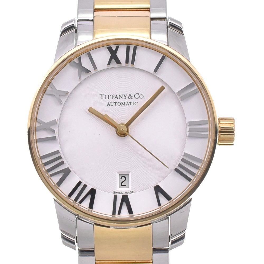 with paper TIFFANY&Co. Atlas Dome Date Z1830.68.15A21A00A Silver Dial Automatic Ladies
 Watch M#143056