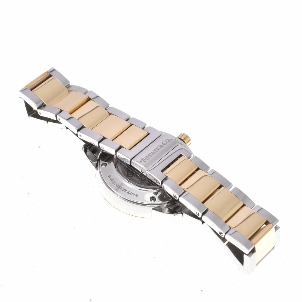 with paper TIFFANY&Co. Atlas Dome Date Z1830.68.15A21A00A Silver Dial Automatic Ladies
 Watch M#143056