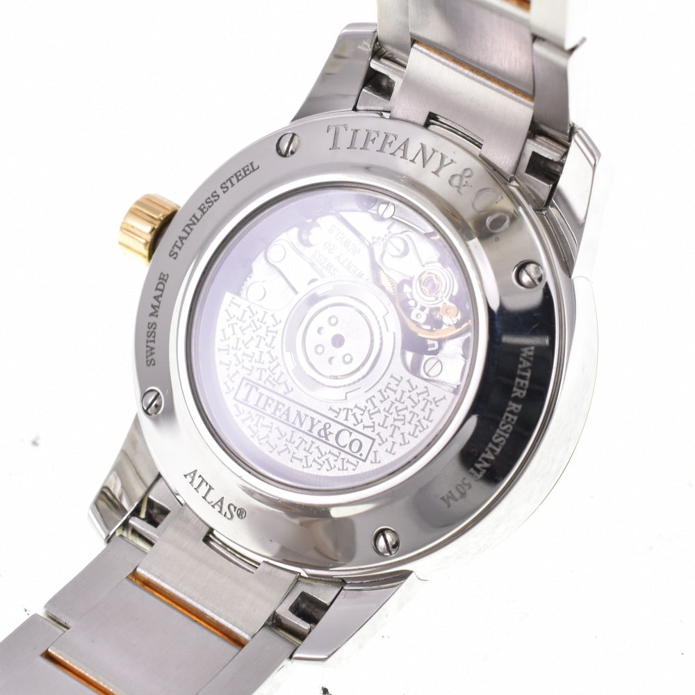 with paper TIFFANY&Co. Atlas Dome Date Z1830.68.15A21A00A Silver Dial Automatic Ladies
 Watch M#143056