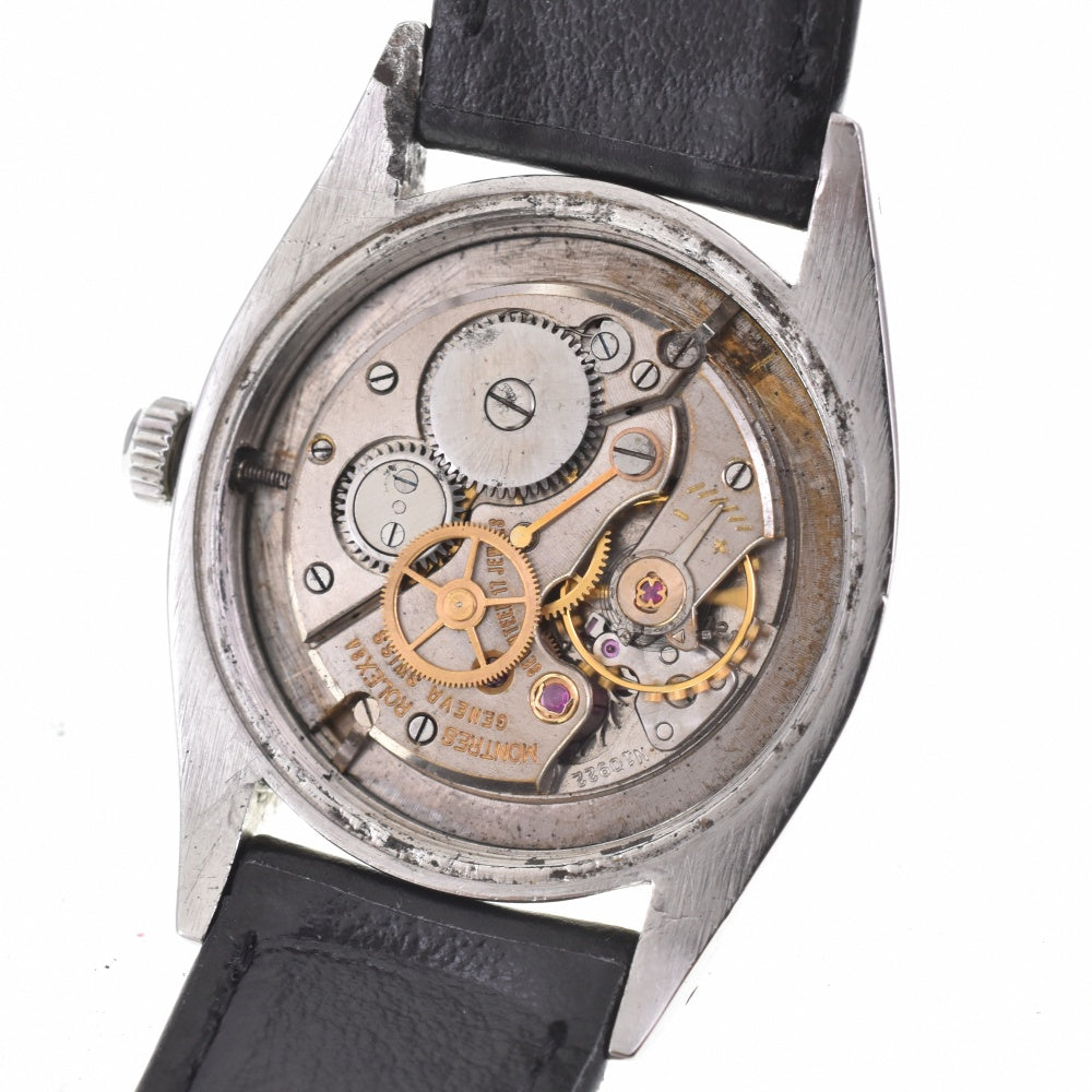 ROLEX Oyster Date Precision 6494 vintage Cal.1210 Silver Dial Hand Winding Men's
 Watch M#143059