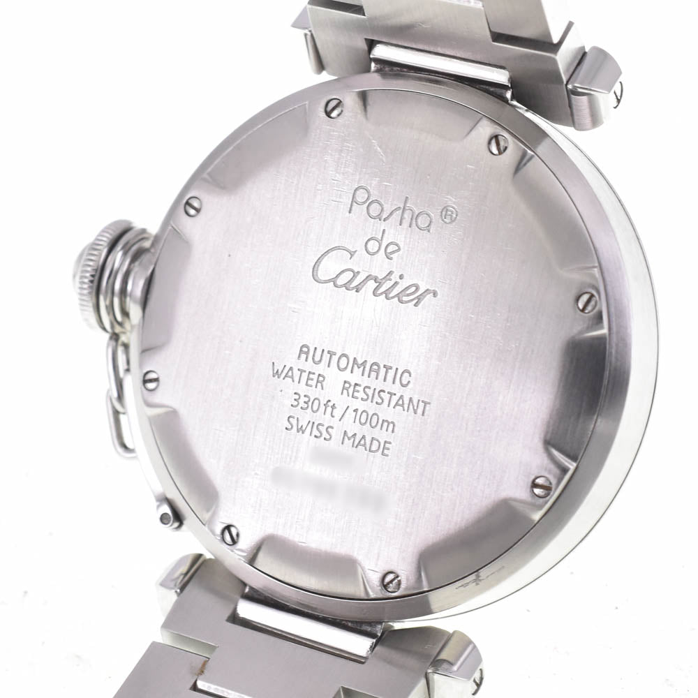 with paper CARTIER Pasha C Meridian GMT W31029M7 Date Silver Dial Automatic Unisex
 Watch M#143060