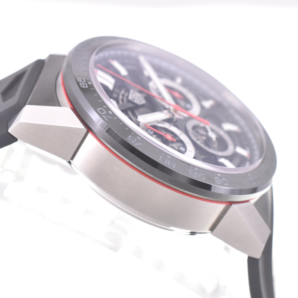 with paper TAG HEUER Carrera CBG2010.FT6143 Chronograph skeleton Dial Automatic Men's
 Watch K#143061
