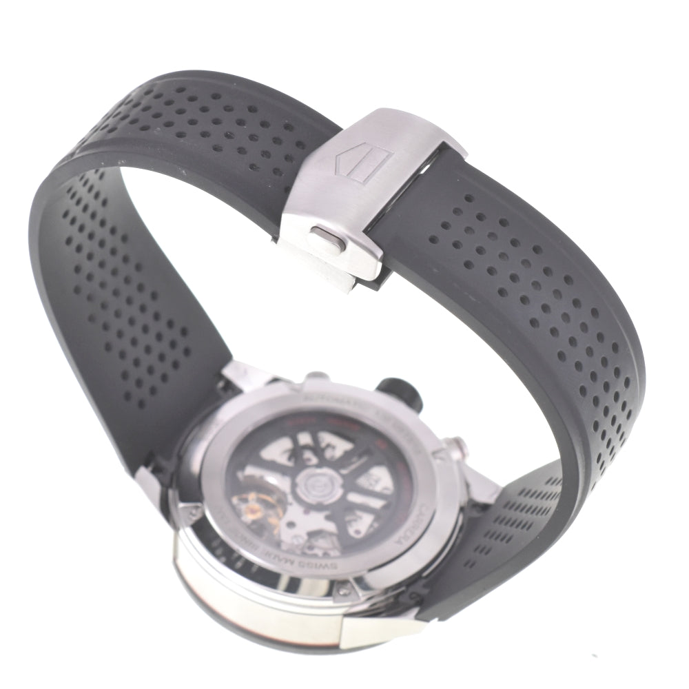 with paper TAG HEUER Carrera CBG2010.FT6143 Chronograph skeleton Dial Automatic Men's
 Watch K#143061