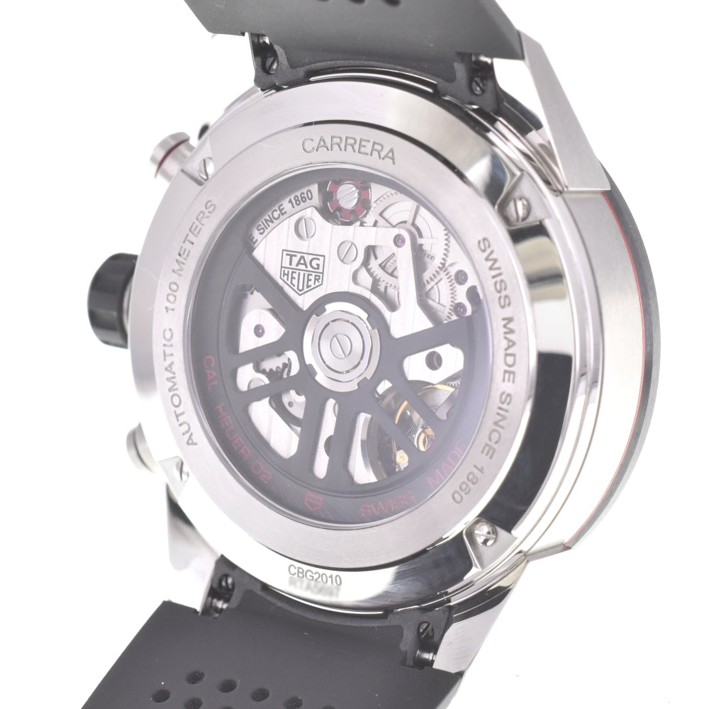 with paper TAG HEUER Carrera CBG2010.FT6143 Chronograph skeleton Dial Automatic Men's
 Watch K#143061