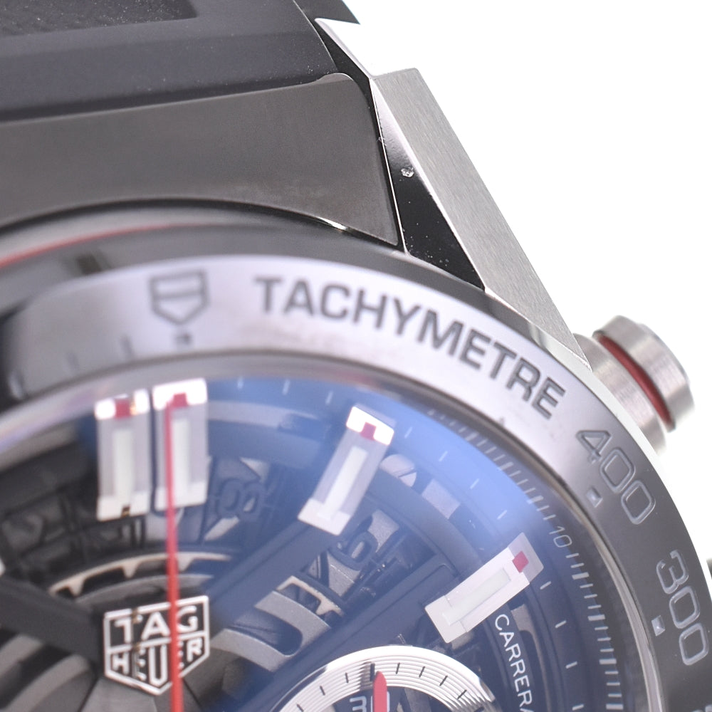 with paper TAG HEUER Carrera CBG2010.FT6143 Chronograph skeleton Dial Automatic Men's
 Watch K#143061